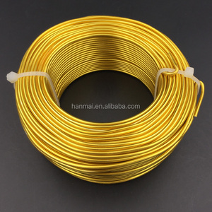 <strong>Craft</strong> <strong>Wire</strong> Aluminium <strong>Wire</strong> 1mm 2mm Gold Plating 0.5kg Per Pack Flexible <strong>Wire</strong> - Product Image 3