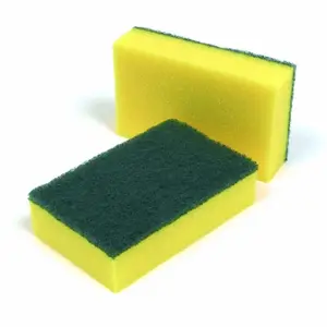 Esponja de limpieza estropajo esponja estropajo con pesados Scouring Pad