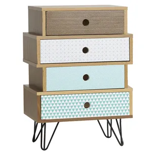 Industriale petto di cassetti in Stile Francese Multi Cassetto Petto Home Decor Mobili