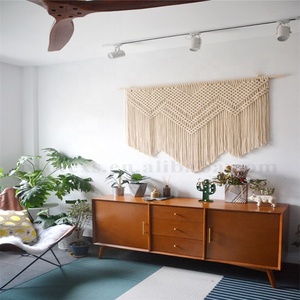 Dahua — tenture murale en <span class=keywords><strong>macramé</strong></span>, tissu avec Crochet, en coton, pour décoration, vente en gros, usine, how006 - Product Image 2