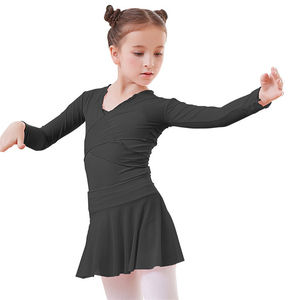 New Coming Kids Girls Mesh Long Sleeve Black White Ballet Wrap Top <strong>Dance</strong> <strong>Shrugs</strong>