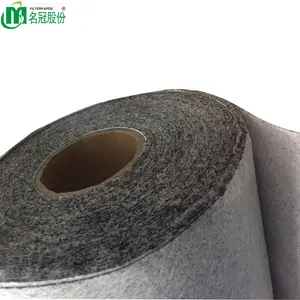 Air purifier nonwoven activated carbon compositing air filter paper roll