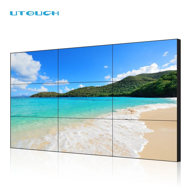 Fabrika doğrudan satış çok ekran dar çerçeve isteğe bağlı 3x3 LCD dijital video duvar