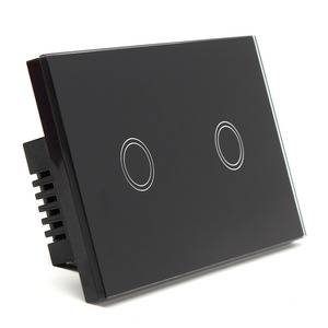 Hogar Inteligente Hotel capacitiva iluminación interruptor de Control de luz de Panel táctil de interruptor de pared con <span class=keywords><strong>Alexa.</strong></span> - Product Image 4