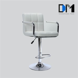 <span class=keywords><strong>Tabouret</strong></span> de <span class=keywords><strong>bar</strong></span> en cuir véritable personnalisé à prix réduit, <span class=keywords><strong>tabouret</strong></span> de <span class=keywords><strong>bar</strong></span> de cuisine réglable, <span class=keywords><strong>tabouret</strong></span> de <span class=keywords><strong>bar</strong></span> blanc avec accoudoirs - Product Image 4
