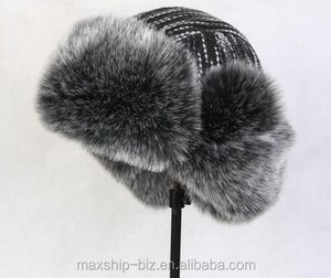 Зимняя шапка-ушанка из искусственного меха - Product Image 5