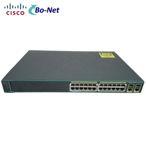 Cisco 2960 24 10/100 Ethernet PoE + 2 T/SFP, LAN Base conmutador de red WS-C2960-24PC-L-RF - Product Image 1