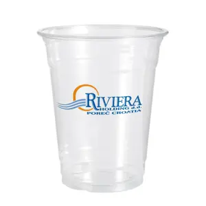 14oz Custom Printing Disposable Clear Plastic PET Drinking Cold Beverage Cup