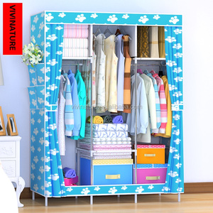เฟอร์นิเจอร์โลหะไม่ทอชั้นวางตู้เสื้อผ้าพับ - Product Image 3