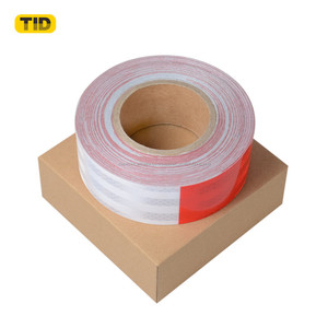Rojo/Blanco Metro <span class=keywords><strong>Cinta</strong></span> <span class=keywords><strong>Reflectiva</strong></span> Para Vehiculos Dot-c2 BICOLOR DE GRAN CALIDAD CODIGO - Product Image 3