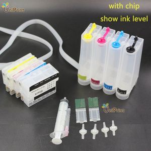 与永久芯片兼容的空白 CISS，适用于 HP932 933 <span class=keywords><strong>HP</strong></span> 6100 <span class=keywords><strong>6600</strong></span> 6700 7110 7610 7612 打印机显示墨水水平 - Product Image 1