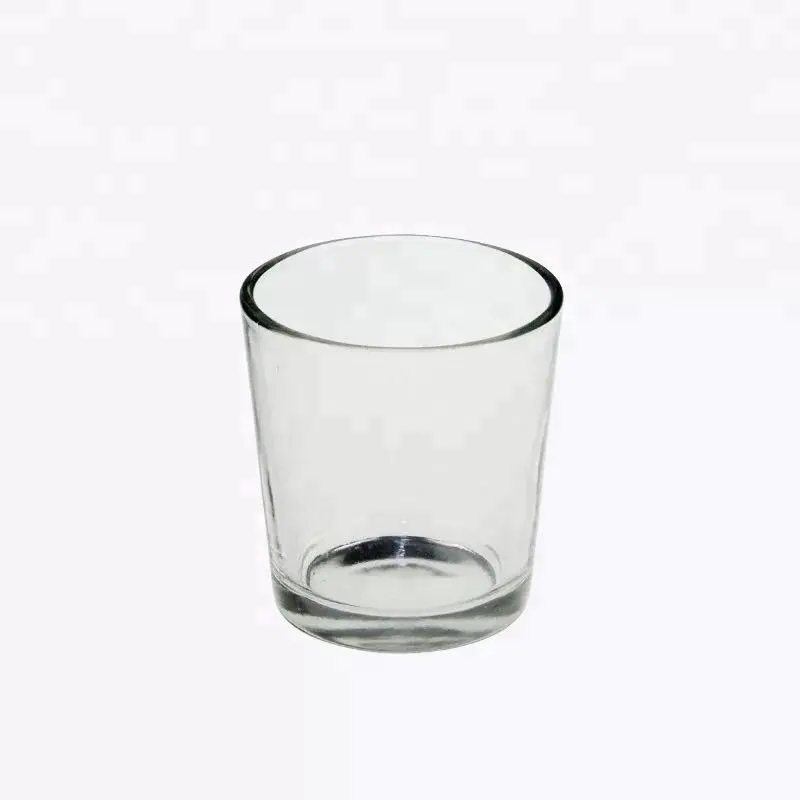 China fabricante fornecer preço barato vidro vela suporte copo de vidro beber vidro
