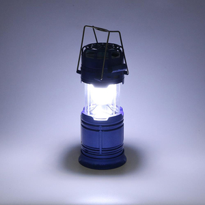 Súper portátil Solar Powered LED lámpara de Camping recargable plegable linterna de Camping con ventilador al aire libre - Product Image 1