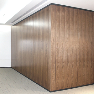 Divisor de pared de partición de oficina de madera de alta calidad 2025 directo de fábrica con diseño Popular de precio competitivo para oficinas modernas - Product Image 3