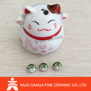 Regalos de navidad suerte fortuna Gato de la suerte de cerámica al por mayor - Product Image 4