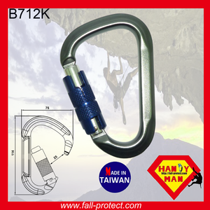 Mousqueton en aluminium Taiwan HMS Shape Quicklock - Product Image 2