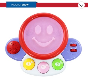 Bébé en plastique musical à piles jouet de <span class=keywords><strong>tambour</strong></span> à main pour éducatif - Product Image 2