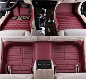 2024 nóng bán sang trọng tùy chỉnh thảm sàn xe 5D cho xe 5 chỗ ngồi không thấm nước và không trượt da PVC - Product Image 4