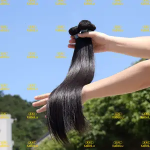 Kbl Beste Kwaliteit Miracle Hair Product, Natuurlijke Haarverlenging Menselijk Steil, remy Cuticula Uitgelijnd Zijdeachtige Kinky Straight Cindy Haar