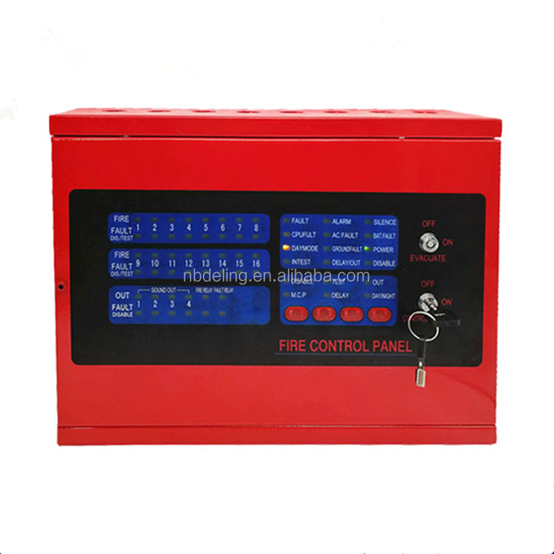 NW8200-4 4 зоны управления стандартной пожарной сигнализации панель управления для заводскими строениями проект Лидер продаж
