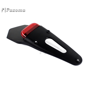 Guardabarros trasero de motocicleta, luz trasera LED, luz de freno, <span class=keywords><strong>Enduro</strong></span>, Dirt Bike MX, lámpara de parada para Honda Yamaha, luz de matrícula - Product Image 4