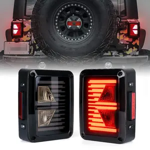 Wrangler JK arka lambası Led arka işık ile dönüş fren sinyal ışığı Jeep 2007-2017 için