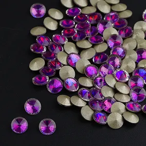 Arcobaleno AB Colore 6mm 8mm RIVOLI CRISTALLO INDICÒ Strass