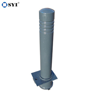 Açık yaya güvenliği dökme demir direkleri çelik boru çıkarılabilir bariyer - Product Image 5