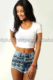 การออกแบบที่กำหนดเองผู้หญิง Crop Top - Product Image 2