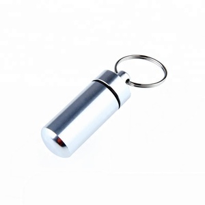 Contenitore per Pillole in <span class=keywords><strong>Alluminio</strong></span> per Viaggi all'Aperto, Portapillole Impermeabile con <span class=keywords><strong>Portachiavi</strong></span> - Product Image 5