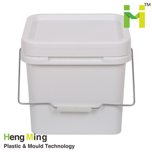 Ice Plastic Bucket Plasticbucket Factory Plastic Buckets 3 Gallon Square Ice Cream Plastic Bucket