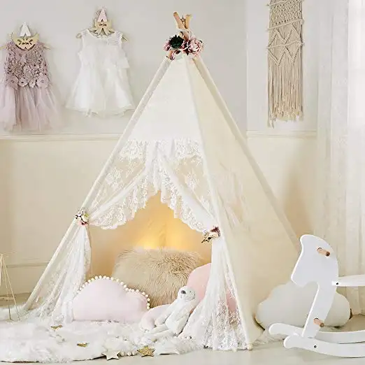 Kids Teepee Kids Play Tent Play House Tipi Kids Room Decor