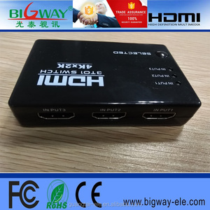 2017 meilleure vente de haute qualité 2 K X 4 K HDTV 3x1 <span class=keywords><strong>HDMI</strong></span> switcher avec télécommande - Product Image 3