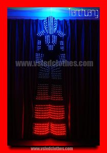 Personalizar zanco de rod walker traje, evento etapa traje llevado, completo cambiar color led robot ropa - Product Image 3