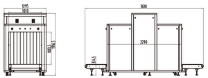 X-RAY SCANNER <strong>SECURITY</strong> <strong>EQUIPMENT</strong> 100100 SIZE - Product Image 3