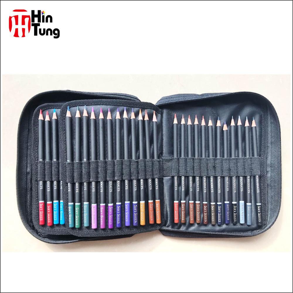 Premium Quality 48 Color Pencil Set in Nylon Case for Artist
