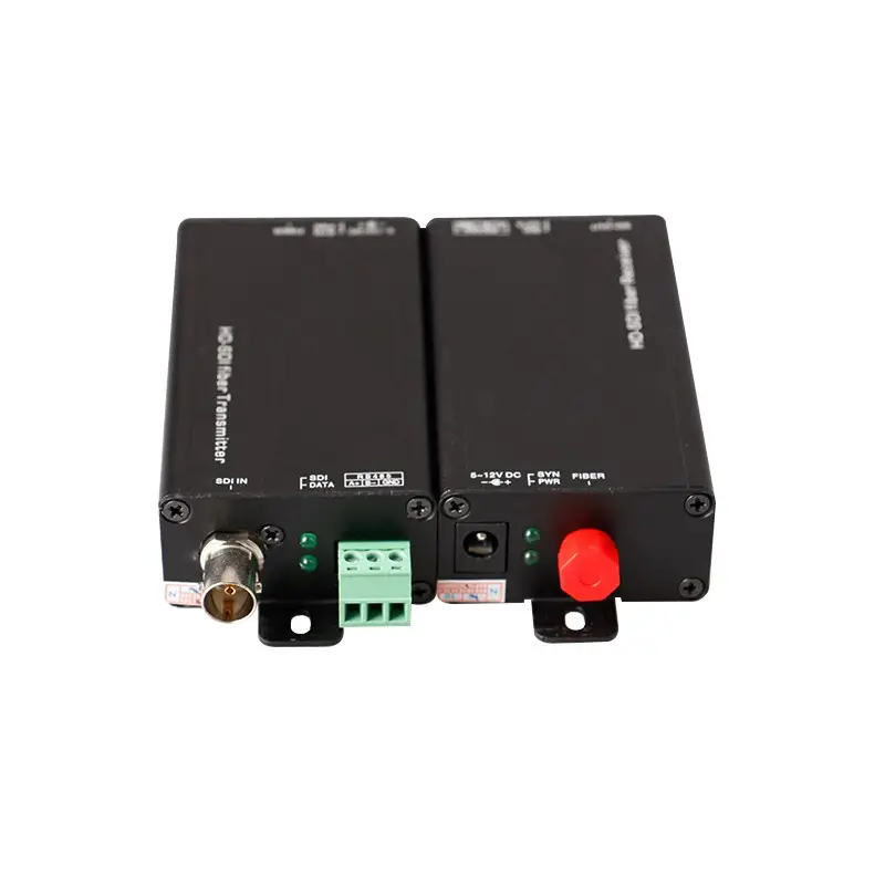 1 Channel 20km Video hd-sdi fiber optical transmitter and receiver with CE/FCC/RoHs