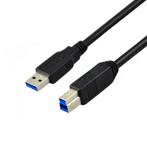 Cabo de impressora usb 3.0 macho para usb tipo b, alta premium