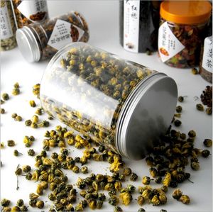 Contenitore in Plastica PET di Grado Alimentare da 1500ml 50oz / Barattolo in Plastica PET per Conservazione Tè e <span class=keywords><strong>Fiori</strong></span> <span class=keywords><strong>con</strong></span> Coperchio in Alluminio - Product Image 3