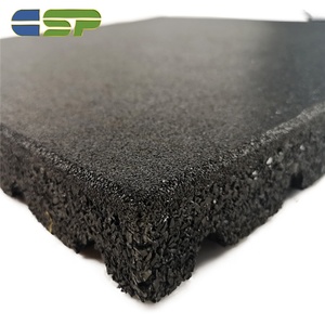 Tapis de gym en caoutchouc robuste de taille carrée 20 mm, revêtement de <span class=keywords><strong>sol</strong></span> en caoutchouc - Product Image 2