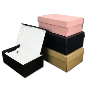 Wholesale shoe boxes with custom logo with Mini MOQ