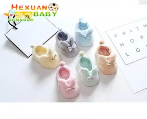 Hiver chaud bébé intérieur floue chaussettes en peluche