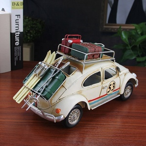 モデルカー1:18メタルダイキャストヴィンテージカーおもちゃヨーロッパで販売コレクションバーパブホーム用アンティークメタルクラフトデコレーション - Product Image 4