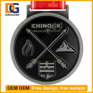 Personalizado cintas militares corredores percha medallas de premios - Product Image 1