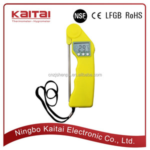 Numérique lcd affichage pliage viande <span class=keywords><strong>cuisine</strong></span> de poche en acier inoxydable longue sonde cuisson des aliments thermomètre - Product Image 3