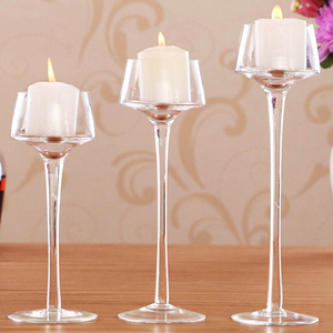 <span class=keywords><strong>Lampada</strong></span> Centrotavola in Vetro Fumé Alto e Cristallo con Supporto in Plexiglass per Candele Tealight, Ideale per Matrimoni - Product Image 2