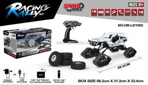 Échangez les pneus librement 4x4 1:10 2.4G RC Tracked Snowmobile avec pneus tout-terrain - Product Image 5