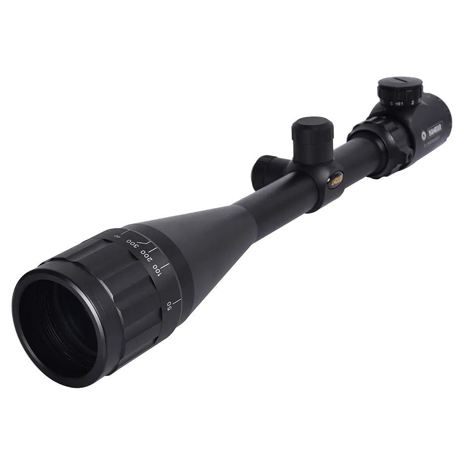 Горячая Распродажа KANDAR 6-24X50 AOEG красно-зеленый светящийся арбалетный прицел для охотничьей винтовки