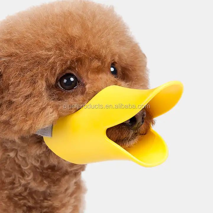 Source Funny Pet Duck Muzzle Soft Silicone Adjustable Outdoor Travel Safety Dog  Muzzle on m.alibaba.com