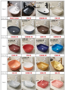 Design moderne <span class=keywords><strong>Carré</strong></span> Céramique Sanitaire Chine Bassin <span class=keywords><strong>carré</strong></span> Navire Éviers Comptoir Lavabo pour Hôtel Hôpital Villa - Product Image 3